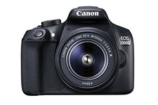 Canon EOS 1300D/T6 DSLR Camera With EF-S18-55 DC III F3.5-5.6 Lens - Black