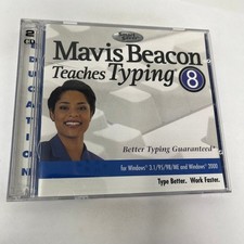 Mavis Beacon Teaches Typing 8 2 CD Software for Windows 3.1-2000