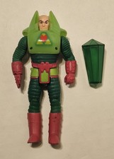 1984 Kenner Super Powers LEX LUTHOR Figure & Lex-Soar 7 Kryptonite Crystal