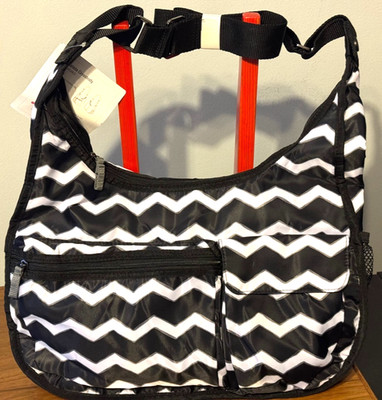 THIRTY-ONE Nylon Convertible EXPLORISTA CROSSBODY to SHOULDER to HANGING -NWT