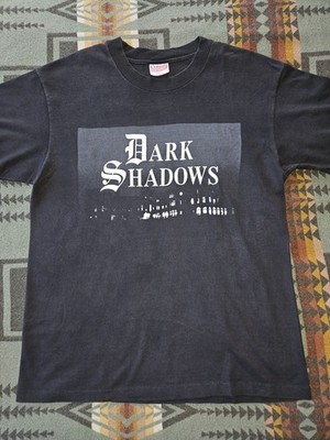 Vintage Dark Shadows Goth Horror TV Promo T Shirt Large L Grunge 90s Metal Emo