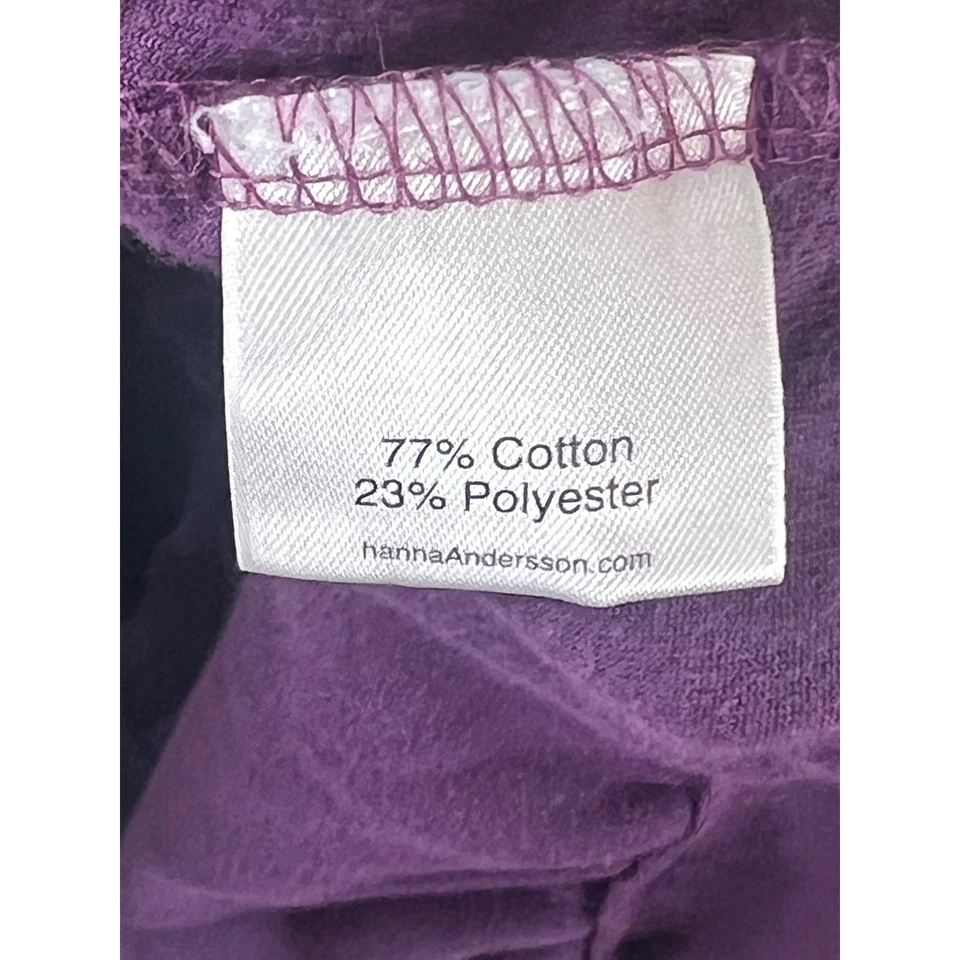 Vestido Hanna Andersson Púrpura Terciopelo en Niveles Niñas Talla 100 Foto 4 de 4