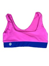 Tiger Friday Crop Top Hot Pink / Blue Child Medium NWOT