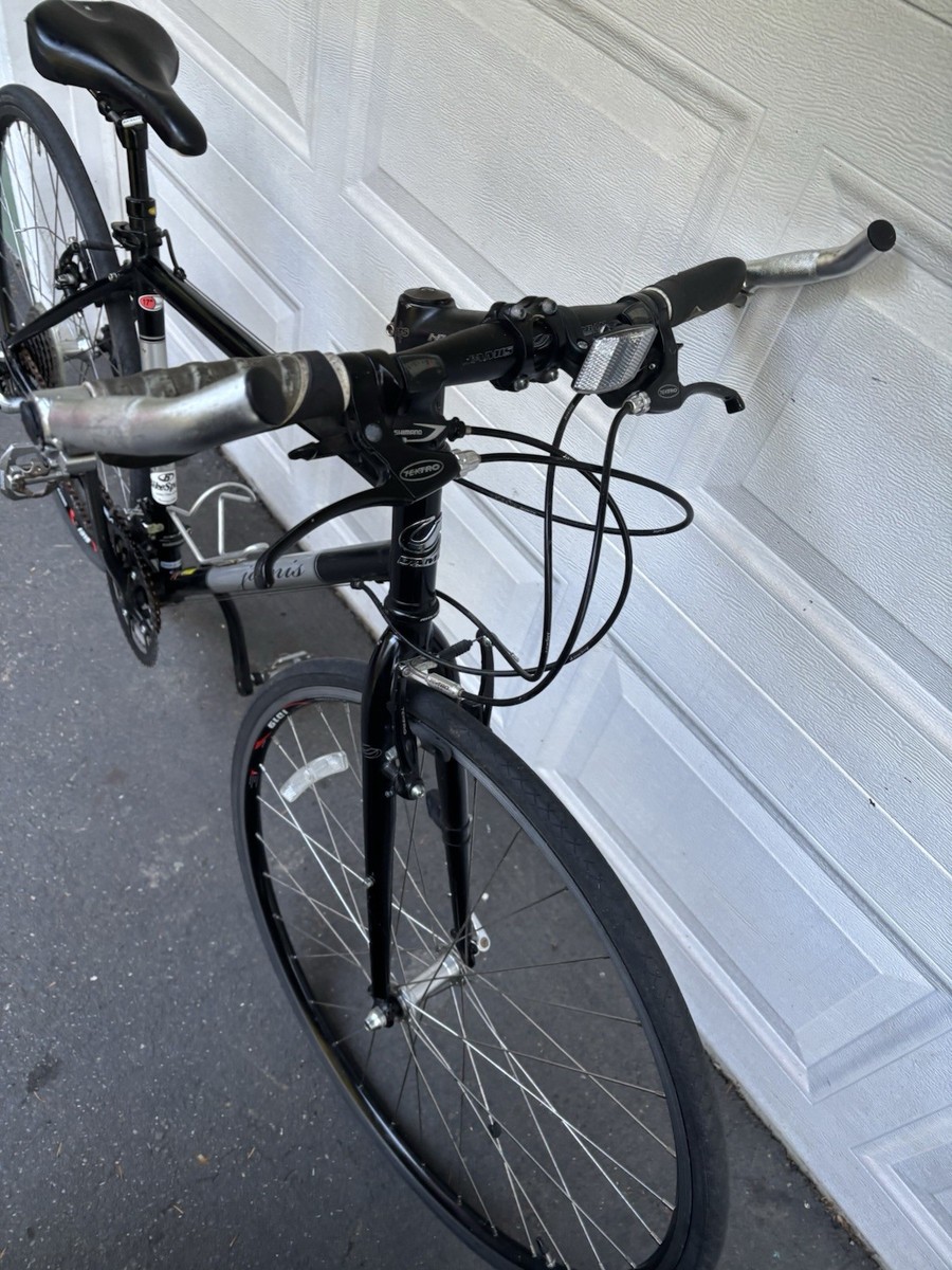 JAMIS CODA BLACK WOMENS HYBRID BIKE SMALL 15in FRAME SHIMANO 3x8