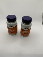 Now Foods MK-7 Vitamin K-2 Extra Strength 300 mcg - 60 Veg caps 2 Pack 04/26