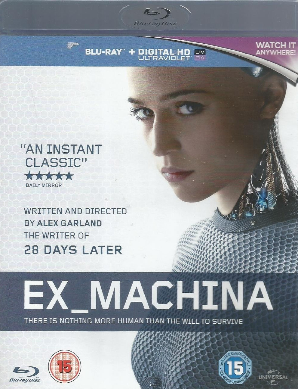 Ex Machina Blu Ray sci-fi
