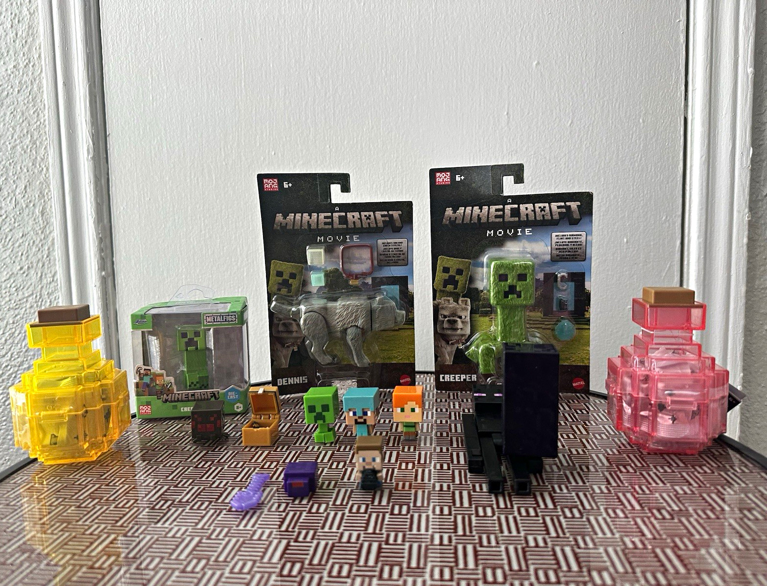Mojang Jada Minecraft Mixed Lot Figures Creeper Steve Alex 14 pk 