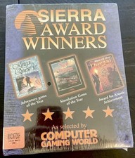 SEALED - SIERRA AWARD WINNERS: King’s Quest V Rise of the Dragon Red Baron MAC