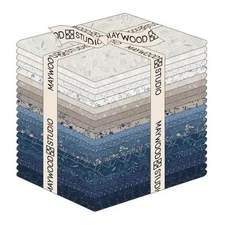 Patchwork Blue By Maywood Studio - Fat Quarter Bundle (21)