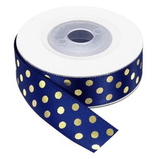 Grosgrain Ribbons 10 Yards 5/8 Inch Deep Blue Ribbon Bow Decoration