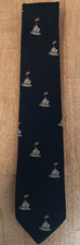 Vintage Iwo Jima Marine Corps Museum Shop Prince Consort Silk Necktie USA Made