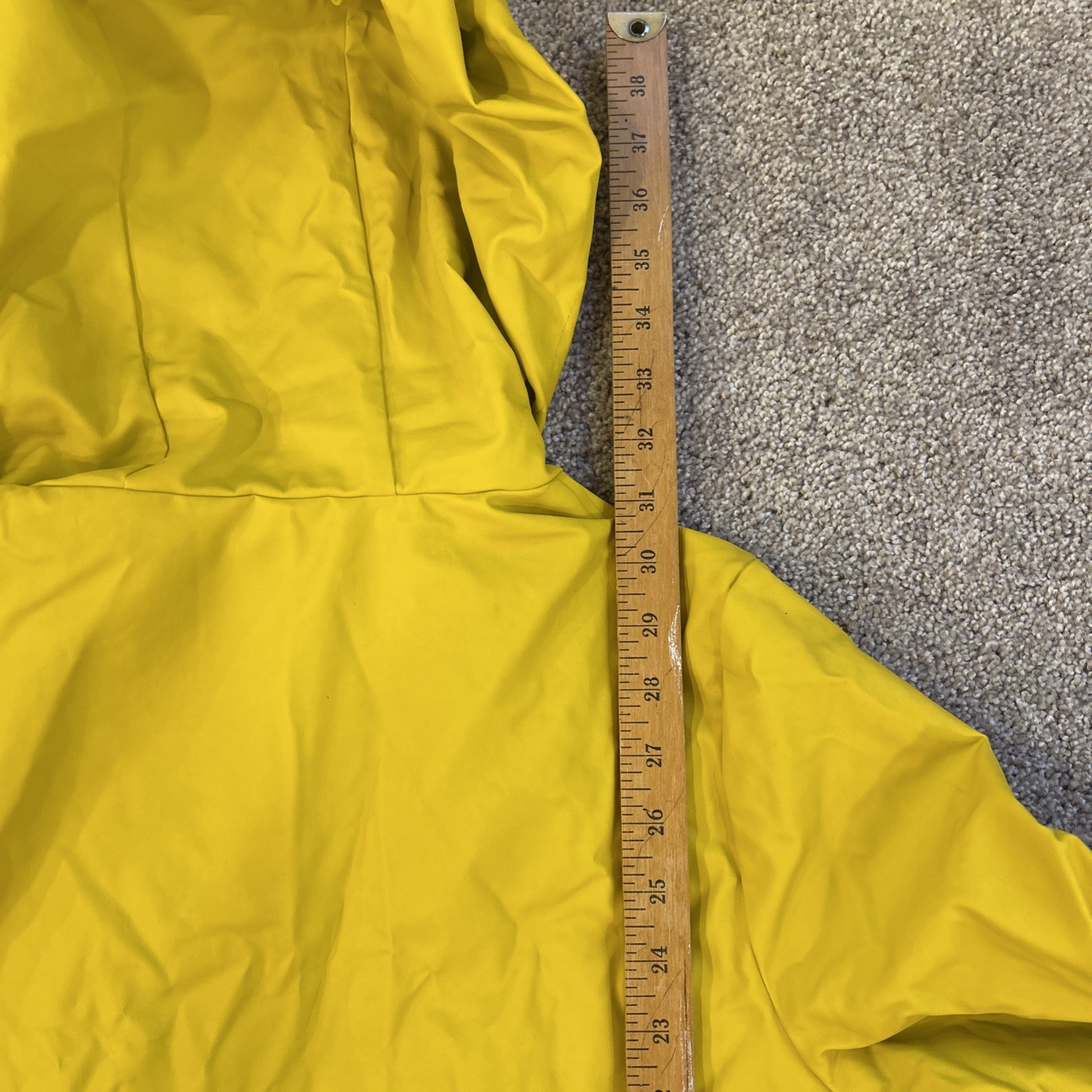 Pendleton Rain Jacket Womens Small Yellow Hooded … - image 13