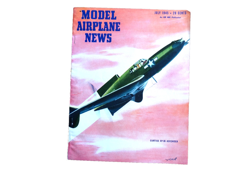 Model Airplane News – July 1945 - McDonnell XP-67 