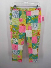 Pre-Owned Lilly Pulitzer Green Size 8 Vintage Casual Pants