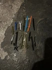 VTG Lot Of 14 Gi Joe Action Figure weapons Knife Sword Ninja Accessories