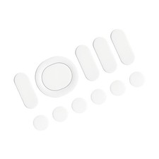 Rounded Curved Mouse Feet 0.6mm w Paper for G304 Mouse White 11Pcs/1 Set