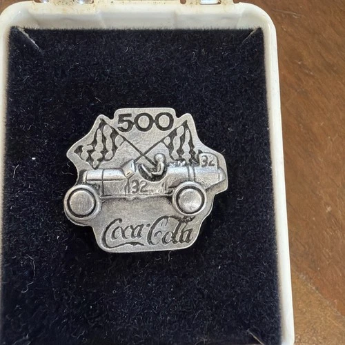 Vintage Coca-Cola Collectible Racing Pin Featuring Car #32