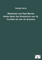 George Duruy | Memoiren Von Paul Barras | Taschenbuch | Deutsch (2012) | 552 S.