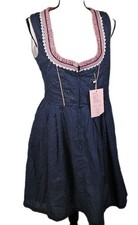 HIZITI OKTOBERFEST WOMENS DIRNDL GERMAN DRESS BAVARIAN BEERFEST BLUE RED SZ M