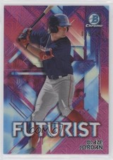 2021 Bowman Futurist Mega Box Pink Mojo Refractor /199 Blaze Jordan #FUT-BJ 15g0