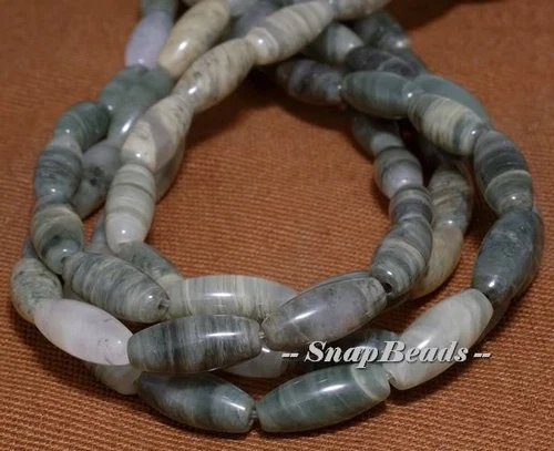 MOJITO VERDE RUTILO CUARZO PIEDRAS PRECIOSAS TUBO REDONDO 12X5MM CUENTAS SUELTAS 16 pulgadas - Imagen 1 de 1