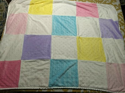 minky patchwork blanket