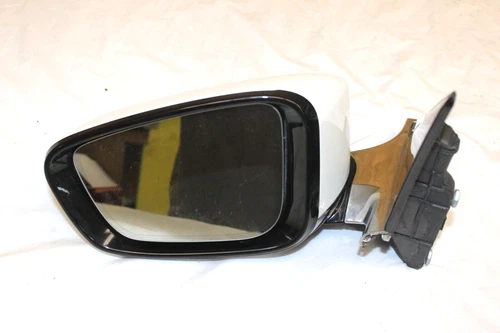 Left Side Electric Door Mirror Chrome White 300 OEM BMW G11 G12 740i 750i 16-19