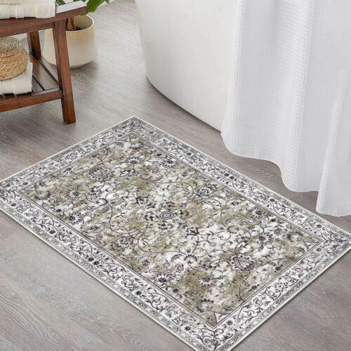 KILOCOCO Entryway Rug 2x3 Small Area Rug Washable Non Slip Vintage Indoor Mat - Picture 24 of 39
