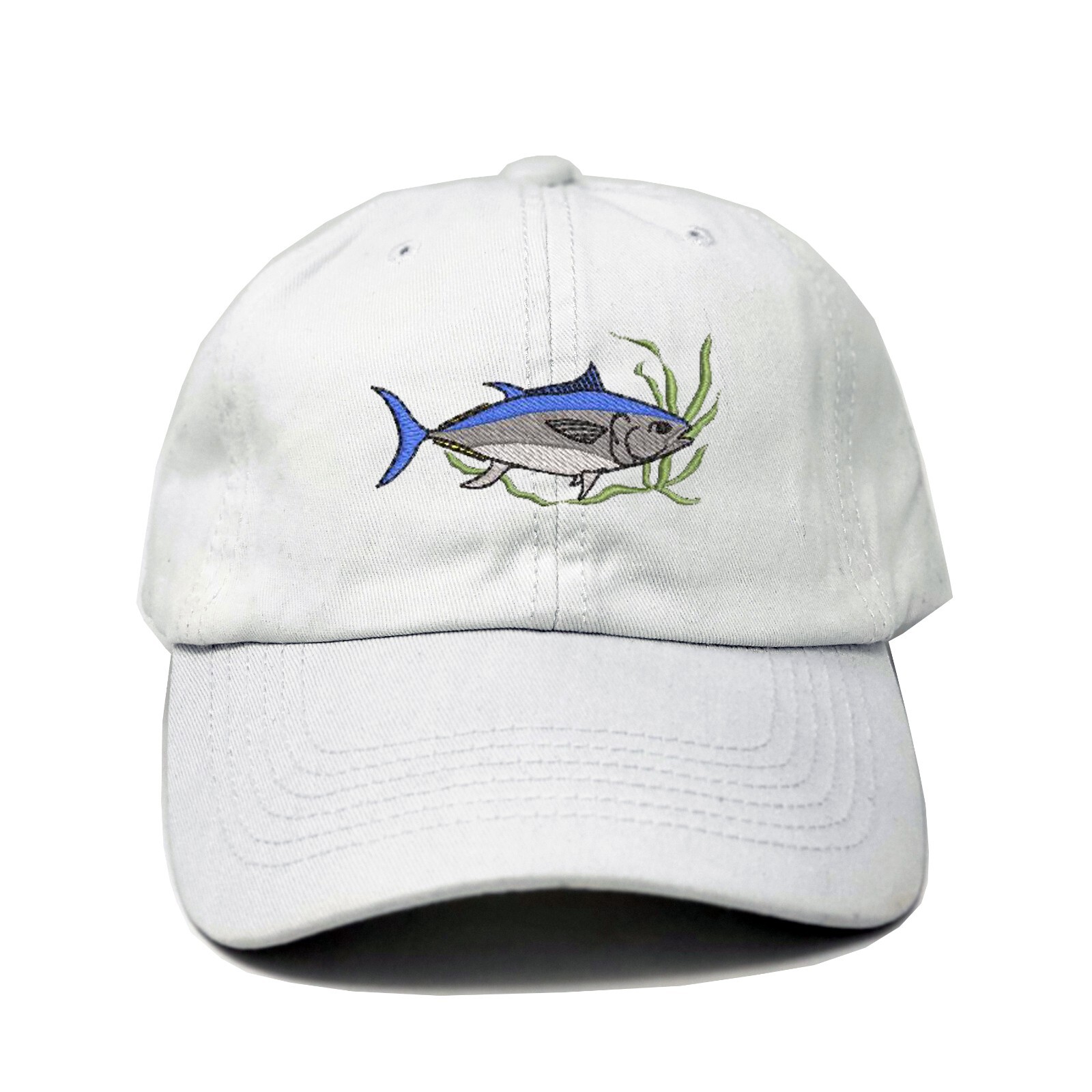 Wildlife Tuna fish embroidered dad hat, Tuna embroidered fishing cap hat