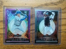 2020 CHRONICLES TITAN PURPLE MOJO #3 GAVIN LUX RC /75 & Fernando Tatis Jr Base