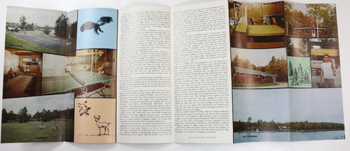 Afterglow Lake Resort Brochure / Guide. Phelps, Wisconsin - Picture 5 of 5
