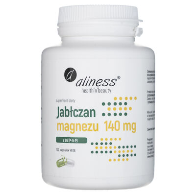Aliness Magnesium malate 140 mg with B6 (P-5-P) 100 Kaps