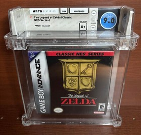 GBA CLASSIC NES SERIES - THE LEGEND OF ZELDA - NEW SEALED GRADED 9.0 A+ by WATA