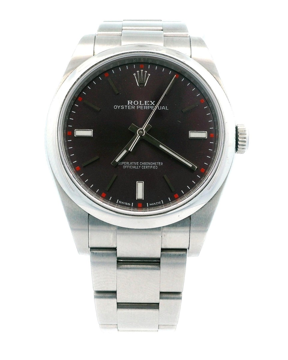 Perpetual 114300 Rolex 114300 Red Grape Rolex Oyster Perpetual