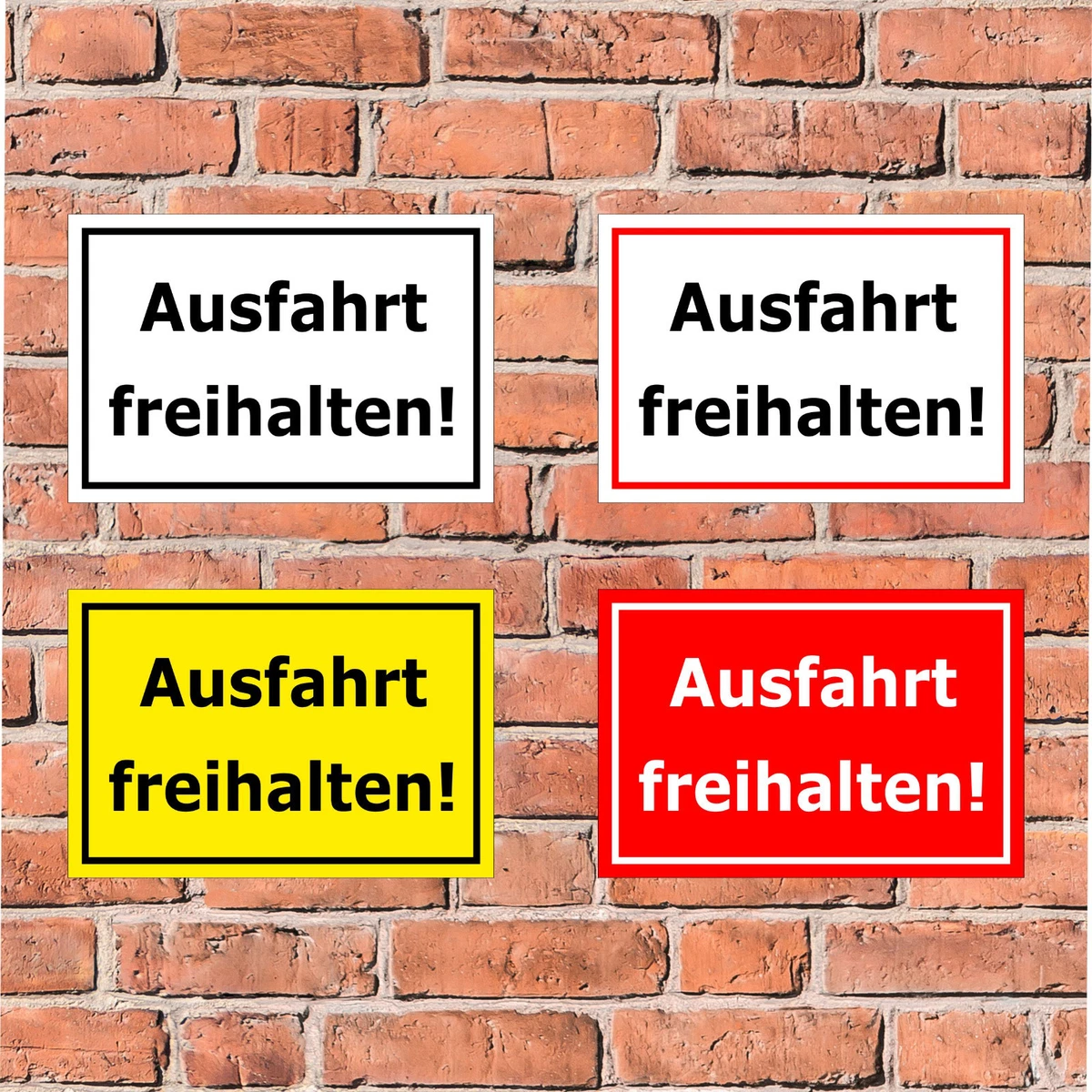 Privatparkplatz, Parken Verboten, Ein- O. Ausfahrt Freihalten, Schild/Aufkleber - Foto 10