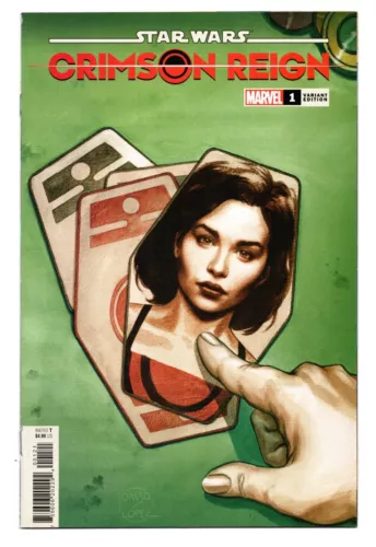 Star Wars Crimson Reign #1 1:25 Incentive David Lopez Sabacc Card Variant