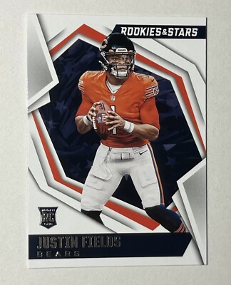 2021 Panini Rookies & Stars Justin Fields RC #104 Chicago Bears