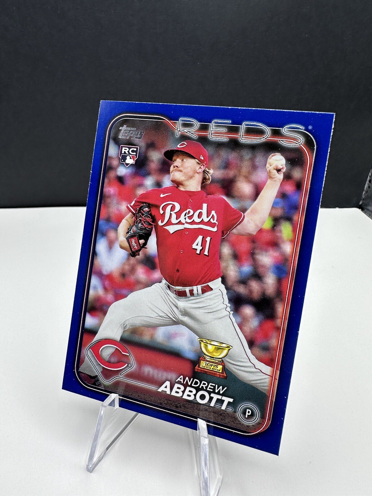 2024 Topps Series 1 -  Royal Blue #214 Andrew Abbott (RC)