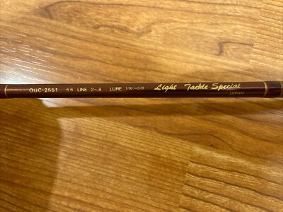 Shimano Quickfire Graphite C Light Tackle Special Rod 2 Piece QGC 2551 5'6  | eBay