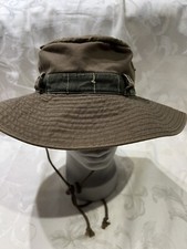 Gap Kids Bucket Hat Brown Forest Y2K Cotton Soft Summer Outdoor Safari Sz S/M