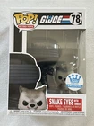2021 Funko Shop POP! Retro Toys Exclusive GI Joe Snake Eyes with Timber #78