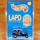Hot Wheels LAPD Limited Edition Police "B" Paddy Wagon 1 of 10000 Black RR 1998