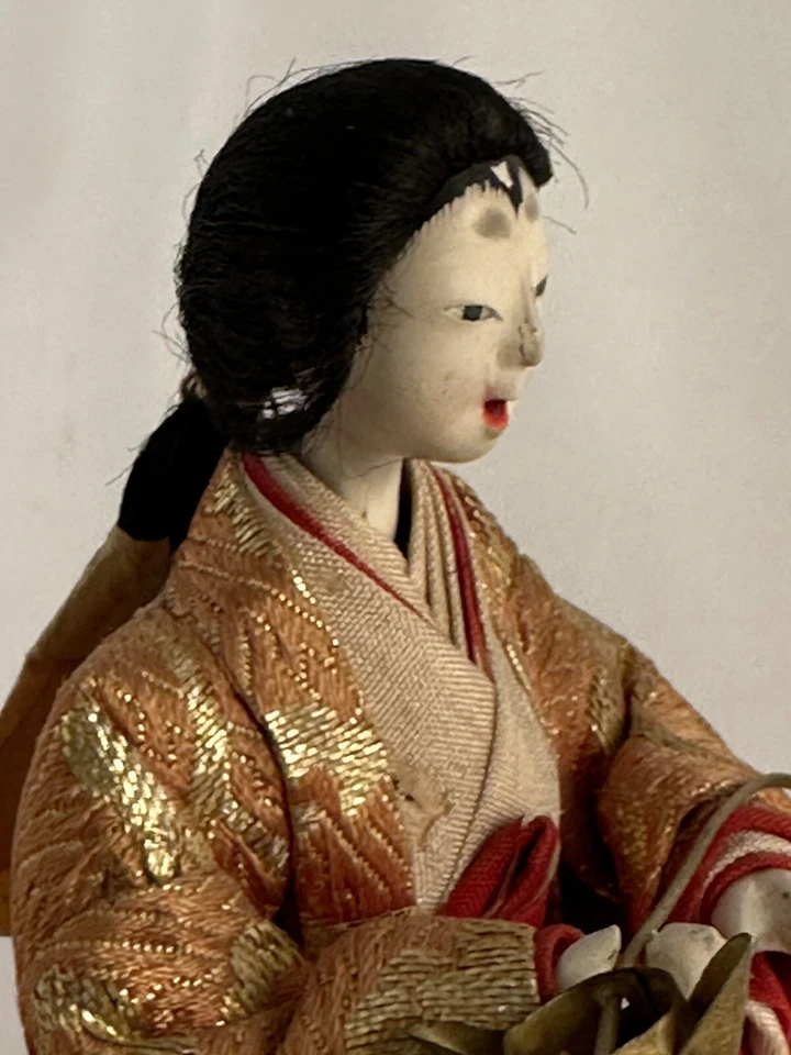 "Muñeca japonesa Hina asistente de corte Meiji 5"" de colección" Foto 4 de 4