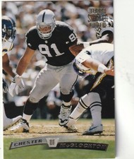 FREE SHIPPING-MINT-1996 Topps Stadium Club Chester McGlockton #17  RAIDERS