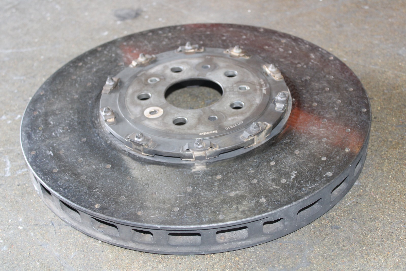 Ferrari GTC4 Lusso, FF, Front CCM Brake Rotor, Chipped, Used, P/N 315457