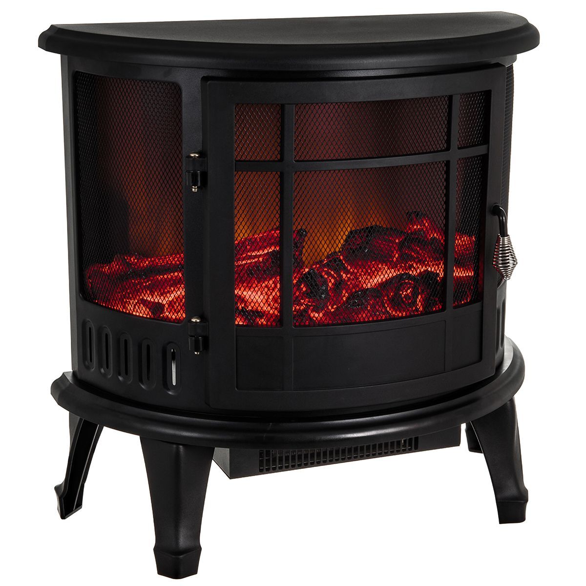 Electric Fireplace Log Burning Flame Effect Stove Fire Heater Thermal Wood  1800W 5060497648241 | eBay