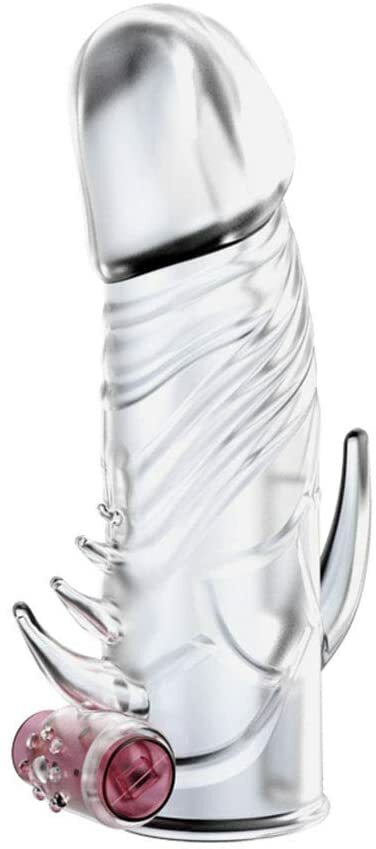 ring Manicotto prolunga protesi guaina jelly doldo vibrante uomo anello fallico