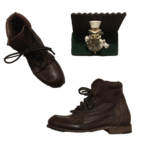NEW!!! JF LEONARD MENS BROWN BOOTS ANKLE SHOES - SIZE 10 M NEW!!! JF LEONARD MENS BROWN BOOTS ANKLE SHOES - SIZE 10 M  main image 2