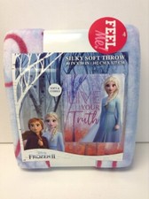 Disney Frozen II Silky Soft Throw 40X50 Inches "Live Your Truth"