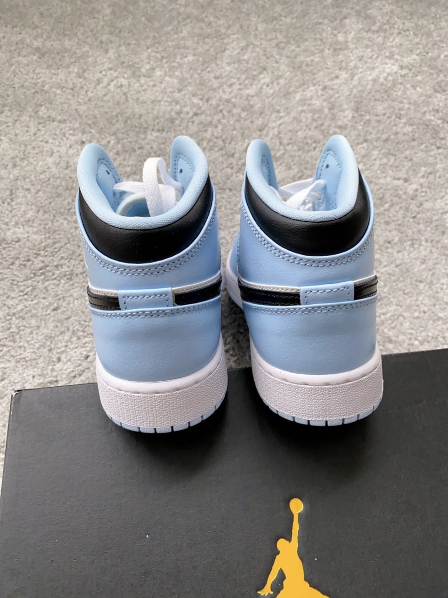 NIKE Air Jordan 1 Mid 'Ice Blue' 555112-401 | eBay